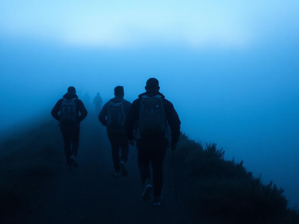 Ridge line hike